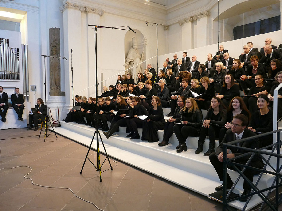 Abschlussvesper der Bischofskonferenz mit Austeilung des Bonifatiussegens (Foto: Karl-Franz Thiede)